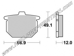 AP RACING front - rear brake pads for HONDA CB SS 750, GOLD WING 1000