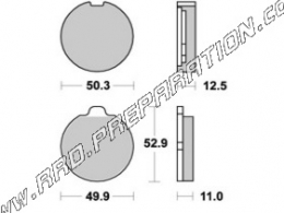 AP RACING front - rear brake pads for SUZUKI GS, GB, GC, GN 400, 425, 750, 850