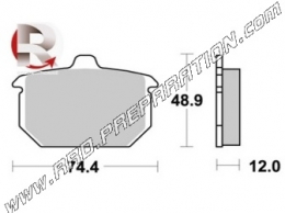 Pastillas de freno delanteras - traseras AP RACING para HARLEY DAVIDSON XLH, FLHT, ELECTRA GLIDE, SUPER GLIDE, WILD GLIDE...