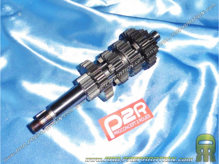 Axis / P2R primary gearbox shaft for mécaboite minarelli am6