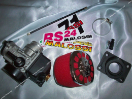 MALOSSI MHR PHBH Ø26mm carburetor kit with pipe and filter for mécaboite minarelli am6 engine