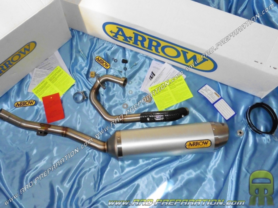 Pot d'échappement ARROW Racing pour moto YAMAHA WR 125 X, R de 2009 à 2015 125cc 4T