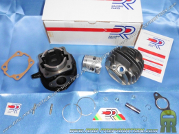 Kit haut moteur Ø47mm 75cc DR Racing fonte 3 transferts pour scooter VESPA 50cc 2T PK, HP, XL, SPECIAL, PIAGGIO APE...