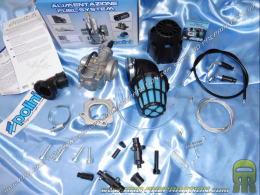 Kit completo de carburador POLINI CP 21 para scooter Minarelli horizontal