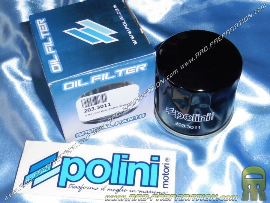 Oil filter POLINI for HONDA FORZA scooter, SILVER WING PEUGEOT METROPOLIS 250, 300, 400 and 600