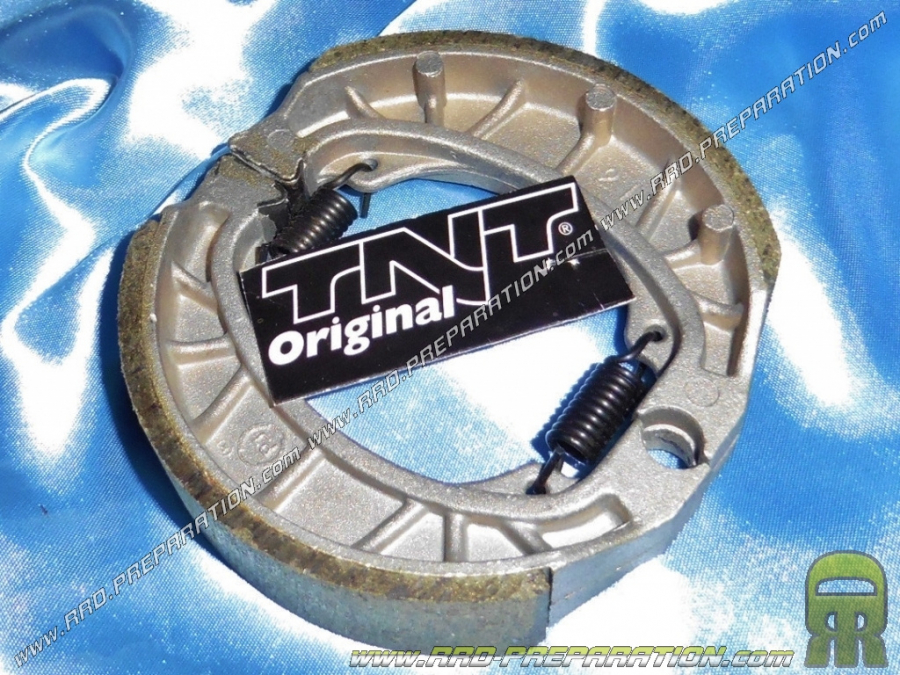 TNT ORIGINAL rear brake shoes for scooter ROMA 2 & 3, Chinese 50cc 4 stroke GY6 139QMB / A