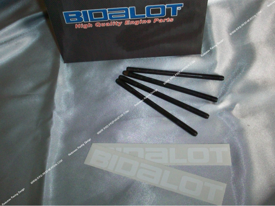 Set of 4 studs BIDALOT Racing REPLICA for high engine DERBI euro 3