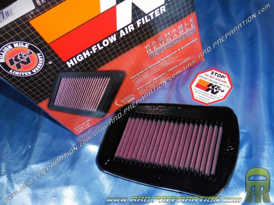 Filtro de aire <span translate="no">K&N</span> COMPETITION para moto YAMAHA YAMAHA MT, WR y YZF 125 4T