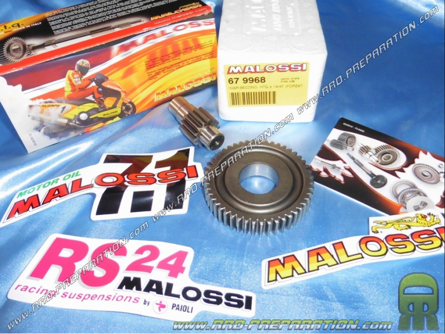 Secondary transmission HTQ z 14/47 MALOSSI for scooter PIAGGIO air or liquid