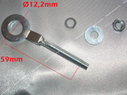 Tendeur de chaine BUZZETTI pour axe de roue Ø11 a 12mm sur peugeot 103, mbk 51...