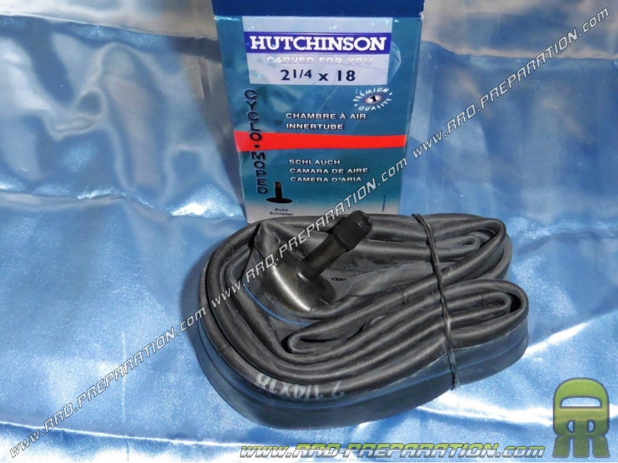 Chambre air HUTCHINSON 2 1/4 18 pouces valve droite