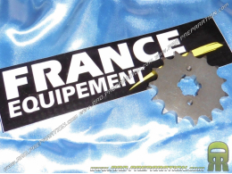 Pinion of exit of limps FRANCE EQUIPMENT teeth to the choices for APRILIA RS, TUONO, SX, ... 125cc 1993-2014 width 520