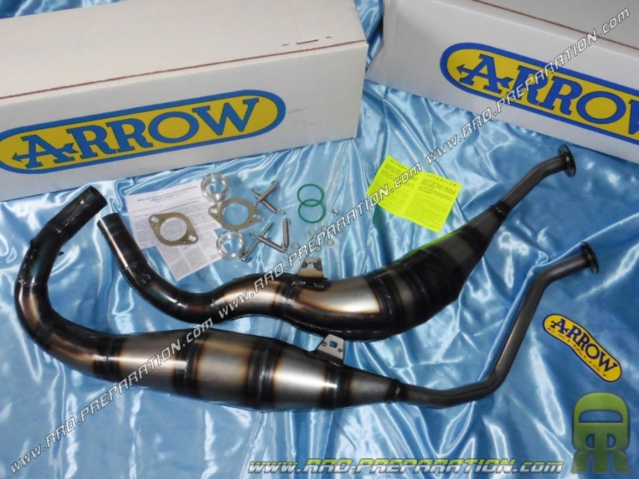 exhaust ARROW RACING single body for CAGIVA RAPTOR and 125cc PLANET