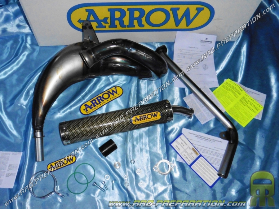 Ligne d'échappement complète ARROW All-Road pour APRILIA MX 125cc 2T de 2004 à 2008