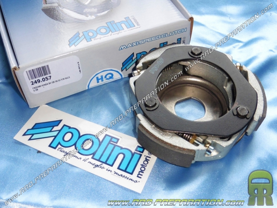 Embrayage POLINI 3G FOR RACE pour scooter KYMCO AGILITY, YAMAHA N MAX, SYM GTS, PEUGEOT TWEET, GY6... 125 et 150