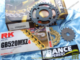 Kit de cadena FRANCE EQUIPEMENT reforzado para QUAD KYMCO MXU y MXER 50cc después de 2007