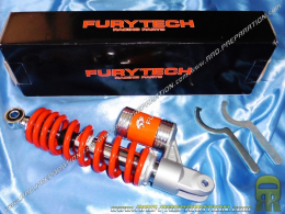 Adjustable shock absorber has gas FURYTECH silver orange scooter nitro, aerox ...