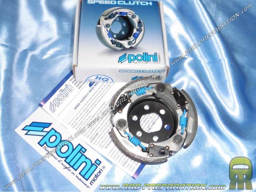 Clutch POLINI EVOLUTION 3G Ø107mm for scooter Piaggio NRG, TYPHOON, GILERA, KYMCO MXU, MXER, MAXXER 50 ...