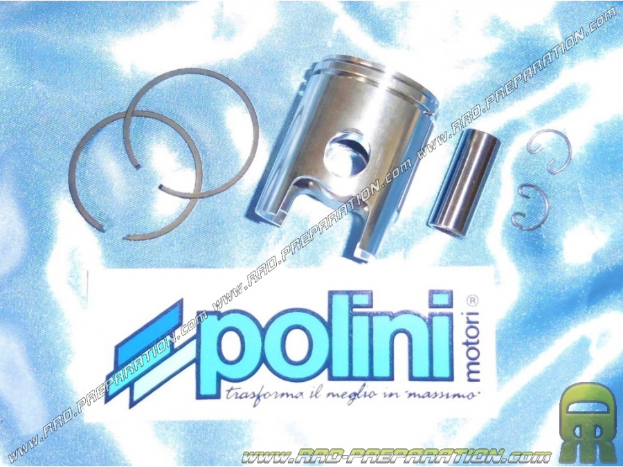 Ø38,4mm bi-segment piston for POLINI 50cc kit on VESPA 50cc 2-stroke scooter