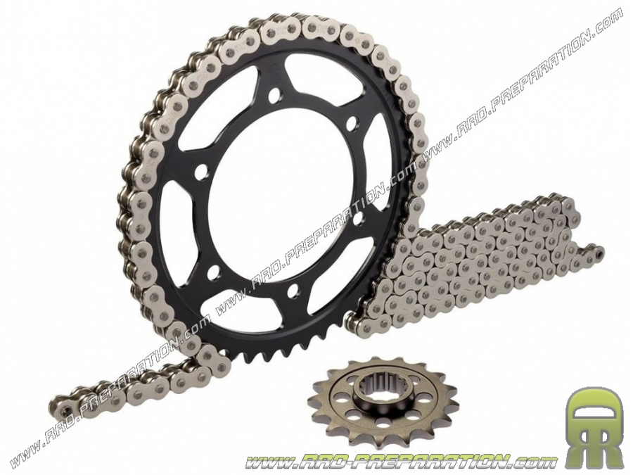 Chain kit FRANCE EQUIPEMENT reinforced for motorcycle DUCATI MONSTER 696 from 2008