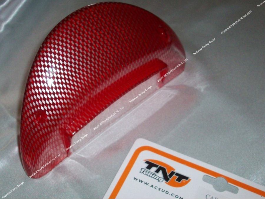 TNT Tuning red taillight lens for MBK NITRO scooter, YAMAHA AEROX & CPI, MBK MAGNUM RACING moped