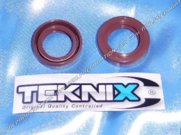  Jeu de 2 joints spy (joint spi) de vilebrequin TEKNIX Viton renforcés pour scooter PIAGGIO / GILERA