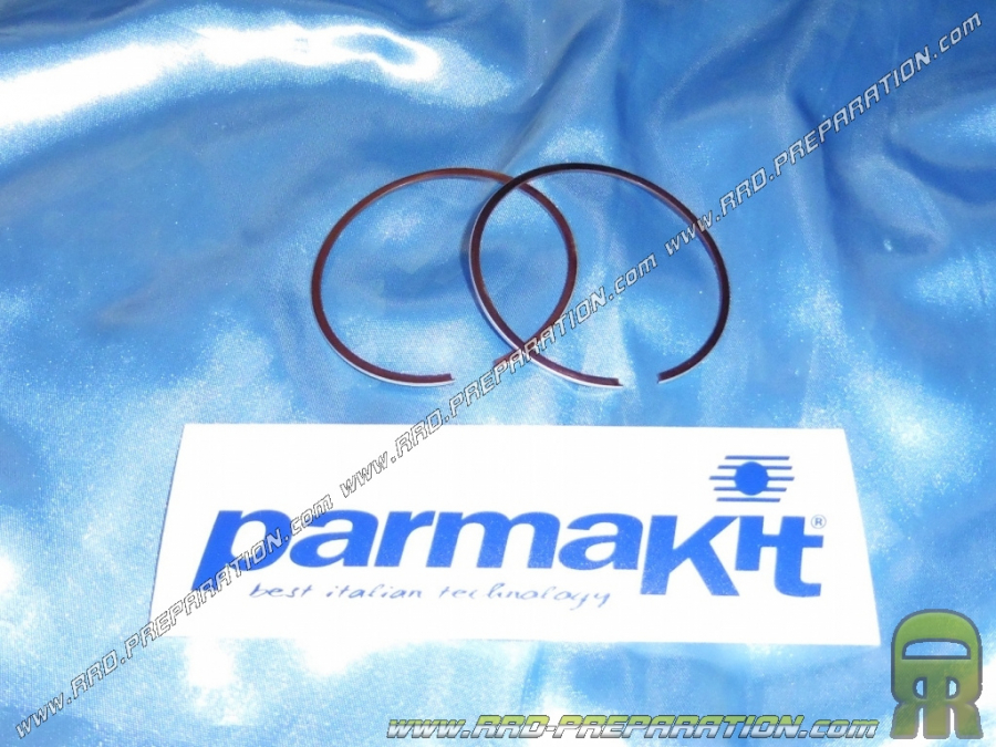 Set of 2 spare chrome segments Ø66 X 1.2mm for kit 195cc Ø66mm PARMAKIT TSV aluminum LML STAR, DELUXE, VESPA, TS