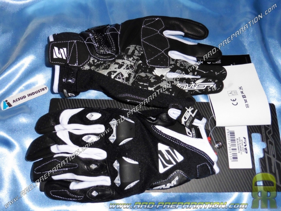 Pair of FIVE STUNT EVO summer gloves with carbon palm Choice of sizes