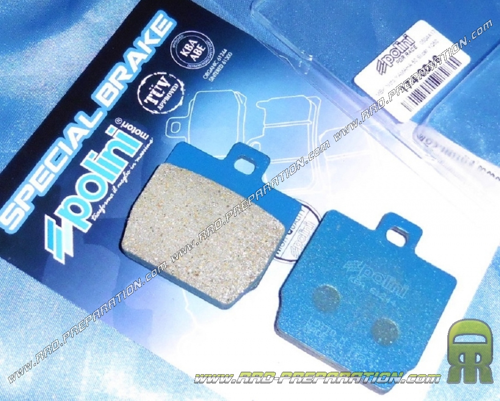 POLINI front / rear brake pads for scooter MBK NITRO, STUNT, YAMAHA
