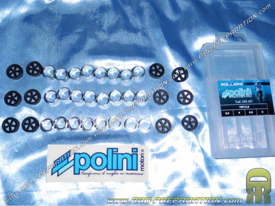 had 40 POLINI pebbles in Ø19X15.5mm