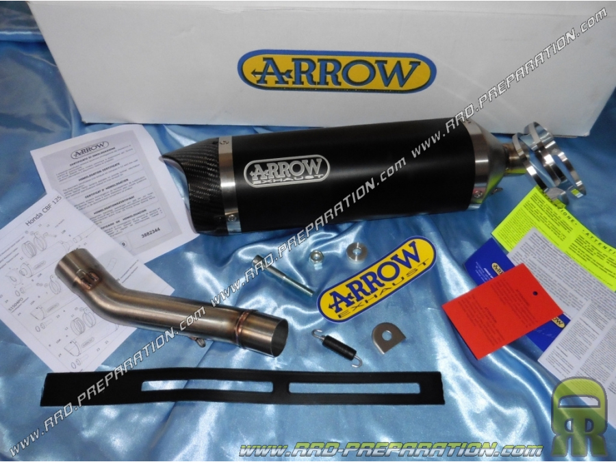 ARROW STREET THUNDER exhaust silencer for HONDA CBF 125cc 4T from 2009 to 2014