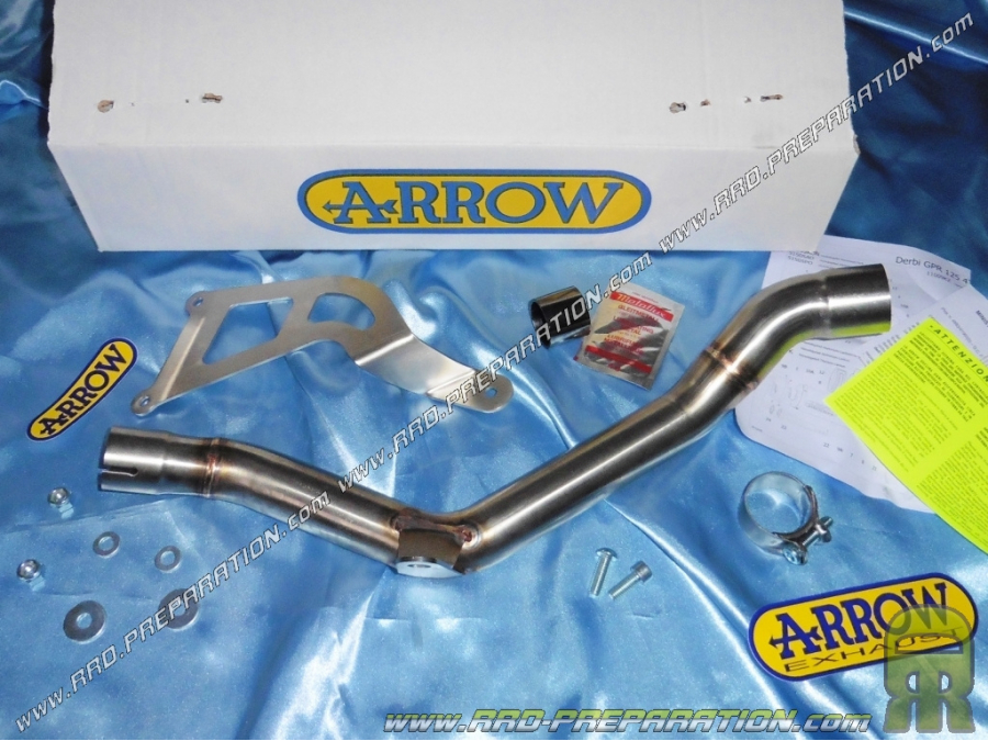 ARROW uncatalyzed fitting for DERBI GPR 125cc 4T from 2010