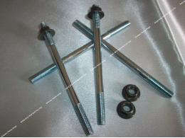 Set of 4 studs + reinforced nuts TNT motor for horizontal minarelli