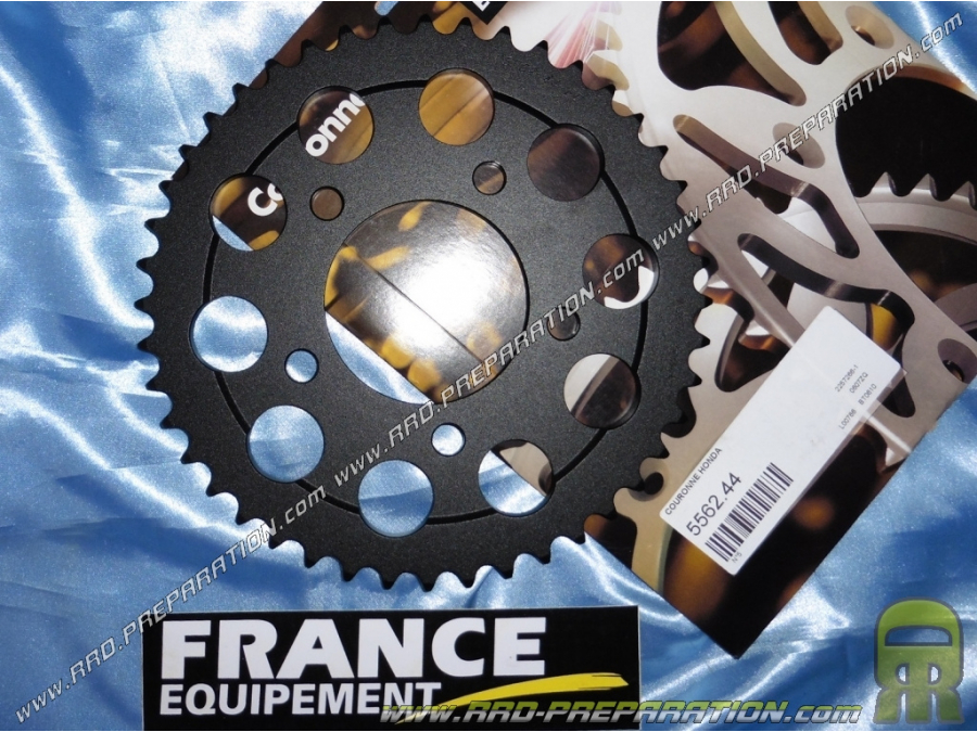 Couronne 40, 42 et 44 dents en 525 FRANCE EQUIPEMENT pour HONDA AFRICA TWIN 1000cc