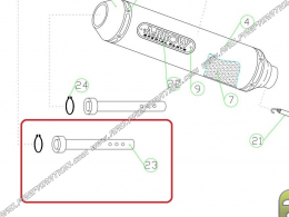 Noise Reducer DB KILLER ARROW for ARROW silencers on TRIUMPH SPEED TRIPLE 1050