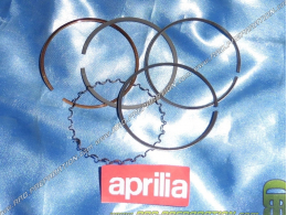 Jeu de segments et racleur Ø61.95mm pour piston d'origine sur maxi scooter APRILIA SCARABEO 125, 150, 200cc de 1999 à 2004