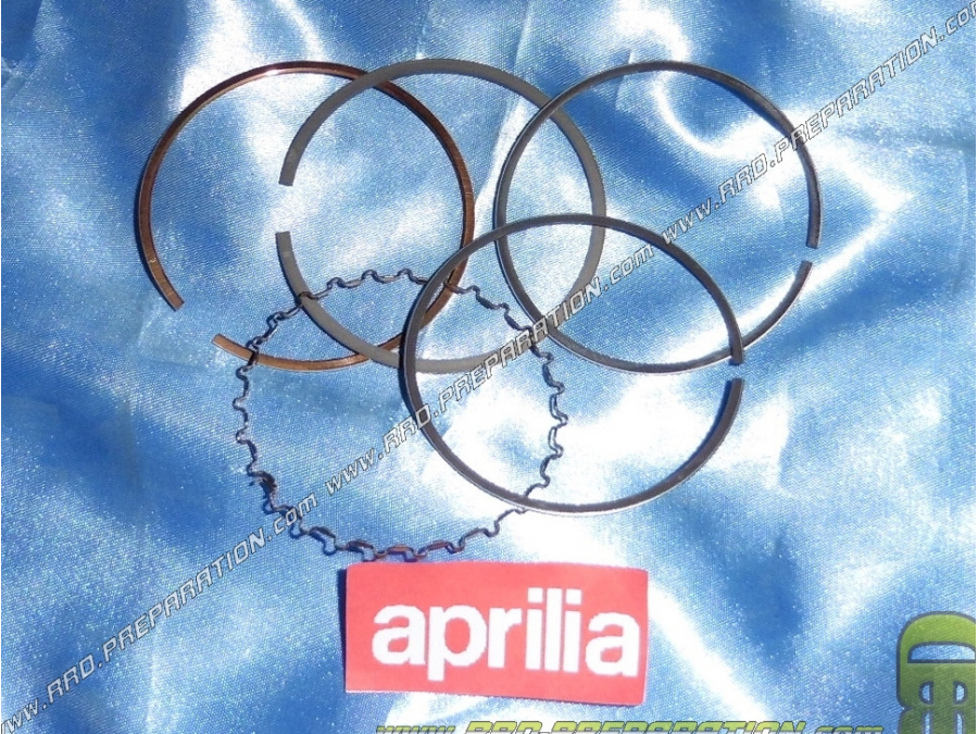 Set of segments and scraper Ø61.95mm for original piston on maxi scooter APRILIA SCARABEO 125, 150, 200cc from 1999 to 2004