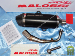 Pot d'échappement RX MALOSSI pour Maxi-Scooter KYMCO DINK, DOWNTOWN, SUPER DINK, X TOWN125cc et KAWASAKI J 125cc ABS ie 4T LC