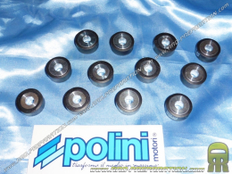 Set of 12 rollers POLINI Ø25X11mm grammage with the choices