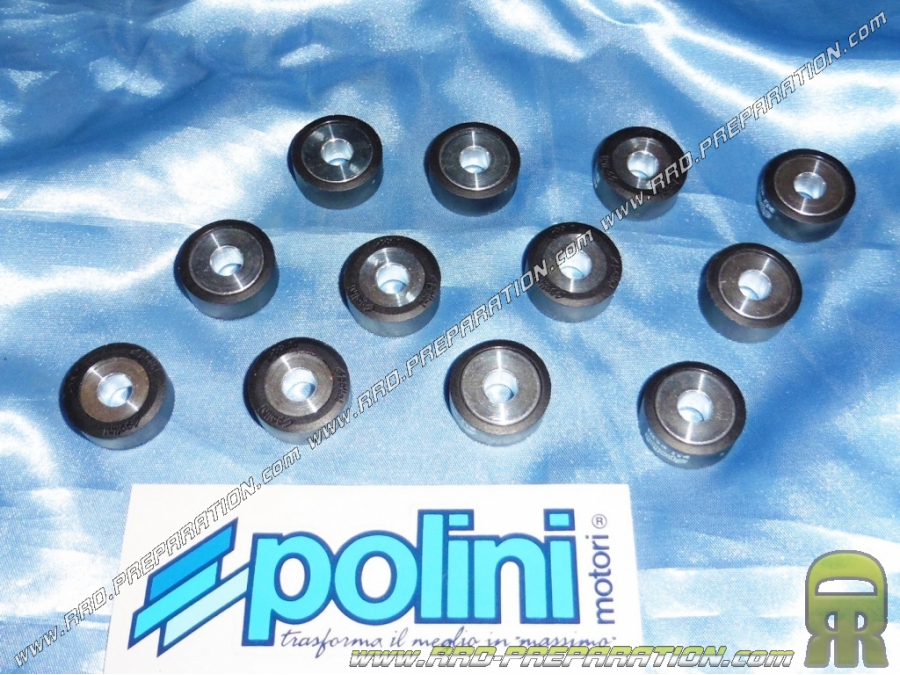 Juego de 12 rodillos POLINI en gramaje Ø25X11mm a elección