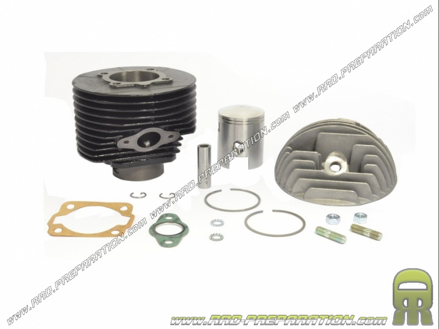 Kit motor alto 130cc Ø57mm con culata ATHENA hierro fundido scooter VESPA PRIMAVERA, PK, ETS, ET3, XL... 125cc 2T