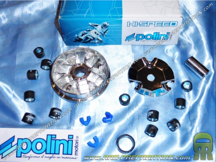 POLINI HI SPEED (variador, rodillos...) para scooter PEUGEOT 50cc (ludix, speedfight, kisbee, jet force...)