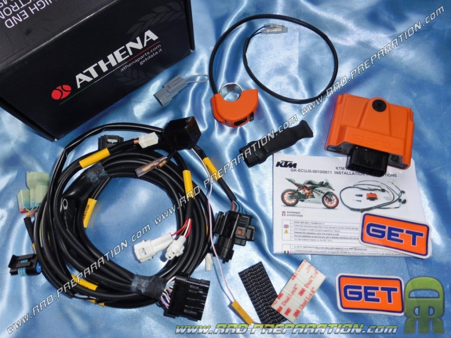 Reprogramador de motor ATHENA RACING para moto KTM RC 390 (con interruptor, CDI, cableado)