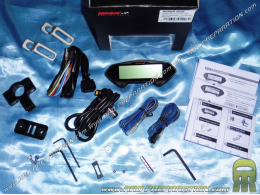 Compte Tours Digital Mob Moto Sccooter Karting 2T/4T LCD 20000 RPM + Temps  Moteur + Pince DXR2000