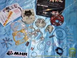  Kit 94cc Ø52mm MALOSSI MHR TESTA ROSSA pour vilebrequin course longue 44mm scooter PIAGGIO Liquide (NRG, RUNNER...)