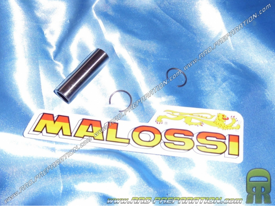 Pasador de pistón Ø13 X 0.85mm X 41mm + clips C para kits de aluminio MALOSSI MHR TESTA ROSSA PIAGGIO / GILERA (Typhoon, nrg ...