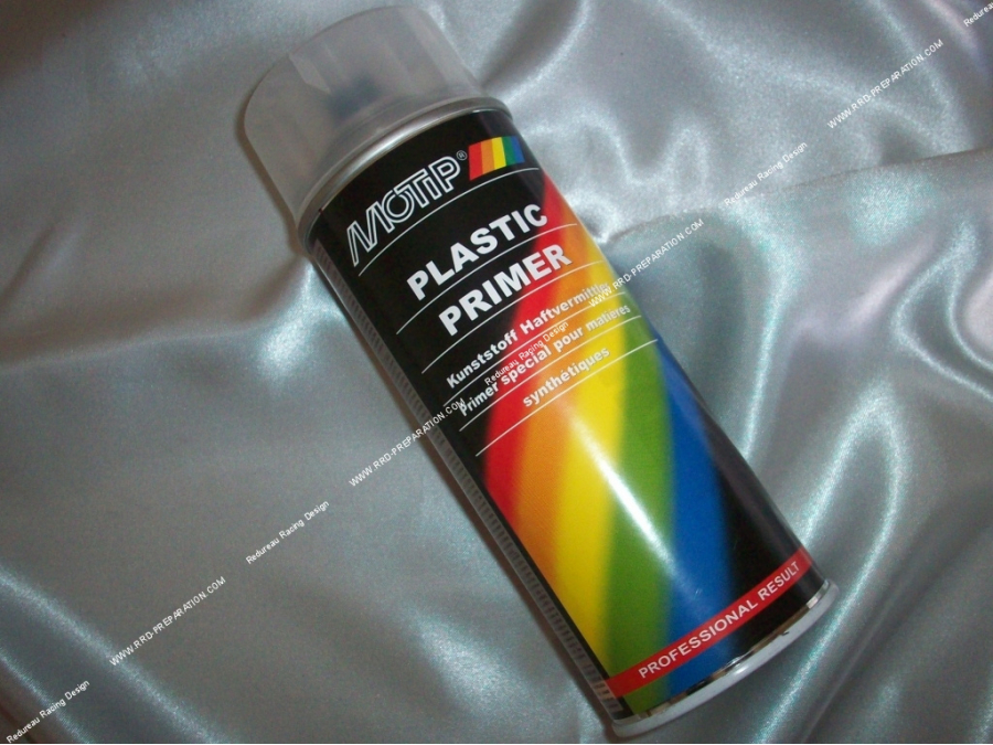 Bombe spray peinture apprêt plastique MOTIP PRIMER / sous-couche 400ML