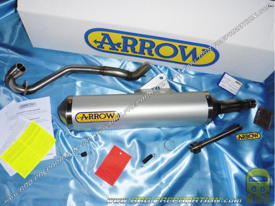 Pot d'échappement ARROW Racing pour moto YAMAHA XT 125 R de 2005 à 2008 125cc 4 temps