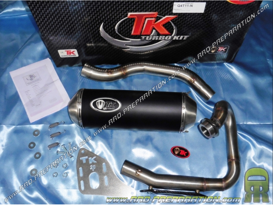 exhaust line TURBO KIT QUAD 4T TK OVAL SUZUKI LZ, LTZ and KAWASAKI KXF 400