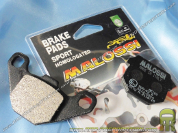 Plaquettes de frein MALOSSI pour scooter Peugeot Speedfight, Speedake, Buxy, Trekker, DERBI SENDA DRD...